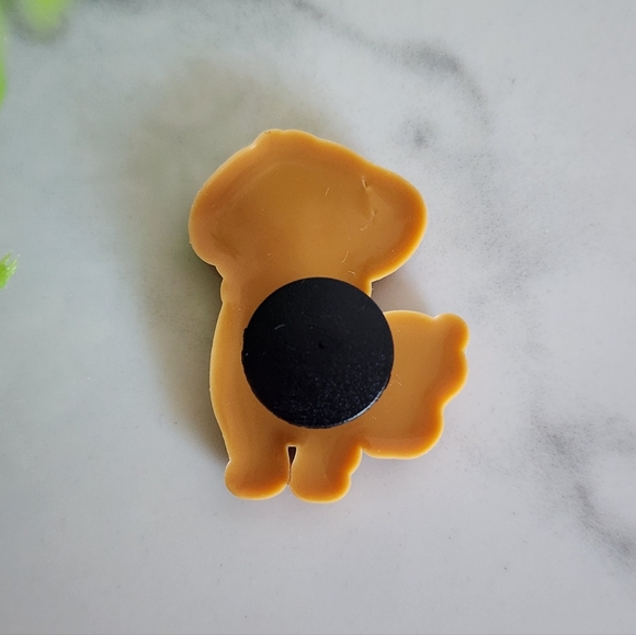 🐾 Dachshund Wiener Dog Croc Charm 1.25” Cute Puppy Jibbitz - Picture 2 of 3